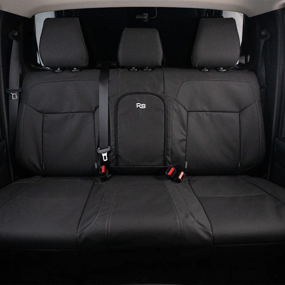 Razorback 4x4 - Toyota Hilux 8th Gen - Workmate - XP7 Heavy-Duty Canvas Rear Seat Covers (Made to Order) - Image 2
