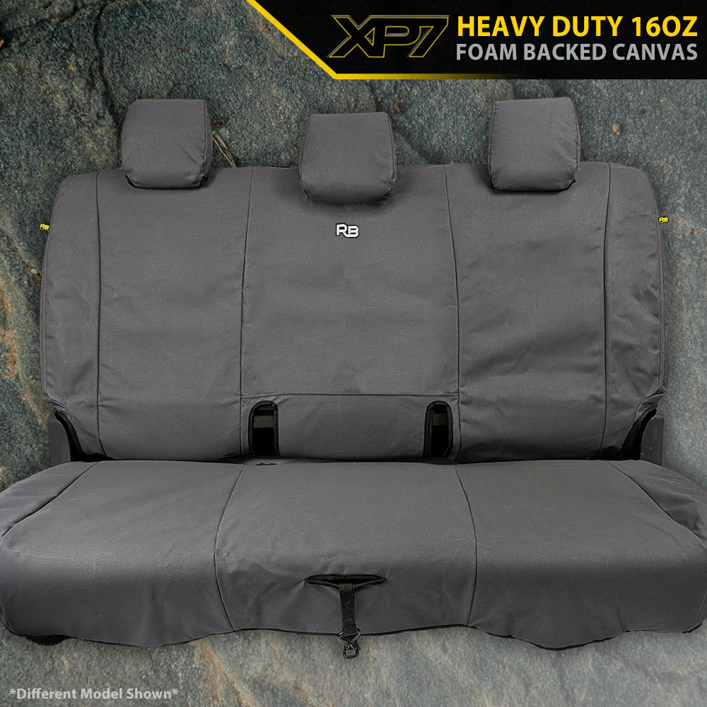 Razorback 4x4 - Toyota Landcruiser 100/105 Series - GXL & RV - XP7 Heavy-Duty Canvas 2nd Row Seat Covers - 60/40 Split (Made to Order)