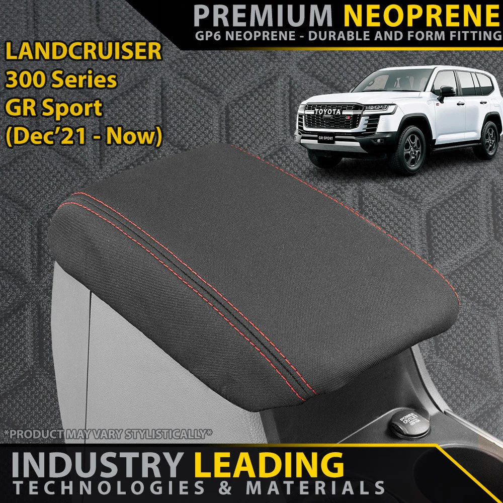 Razorback 4x4 - Toyota Landcruiser 300 Series - GR Sport - GP6 Premium Neoprene Console Lid Cover (Available)