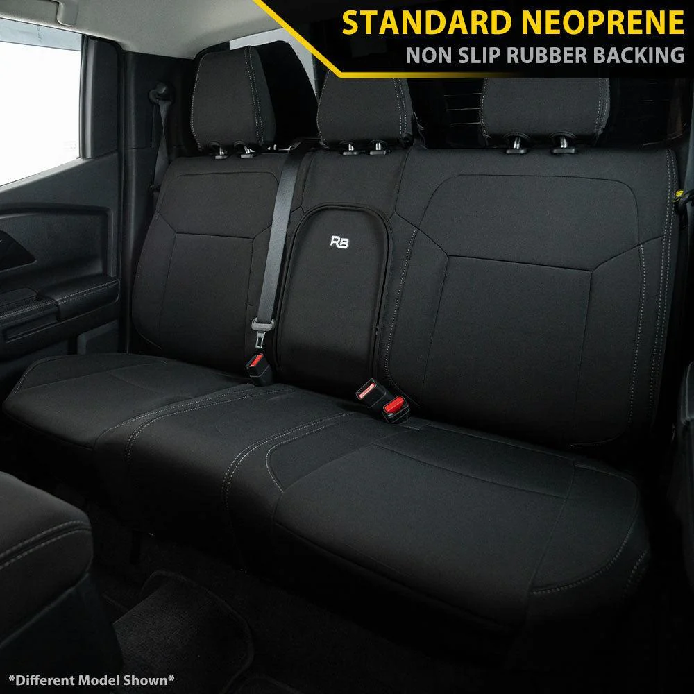 Razorback 4x4 - Toyota Landcruiser 300 Series - GXL Post-Facelift - GP4 Neoprene 2nd Row Seat Covers (In Stock)