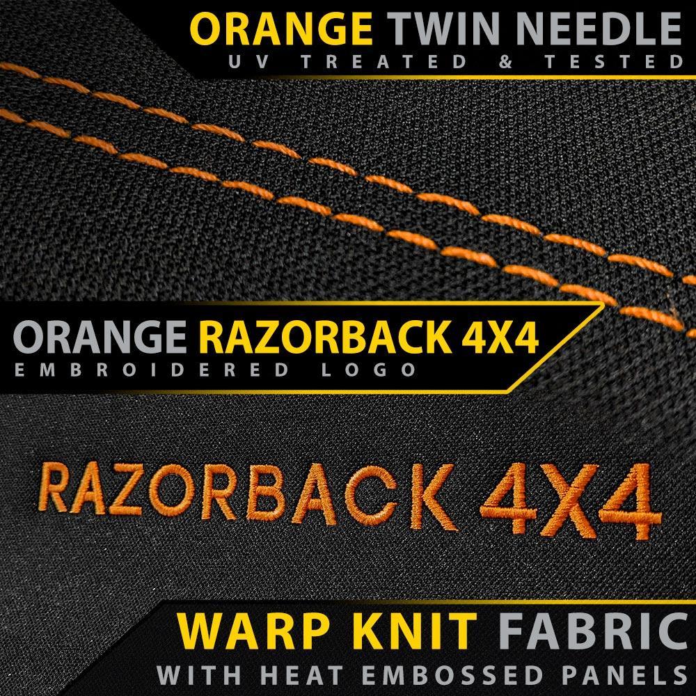 Razorback 4x4 - Toyota Landcruiser 76 Series - VDJ76R - GP6 Premium Neoprene Rear Row Seat Covers (Available) - Image 10