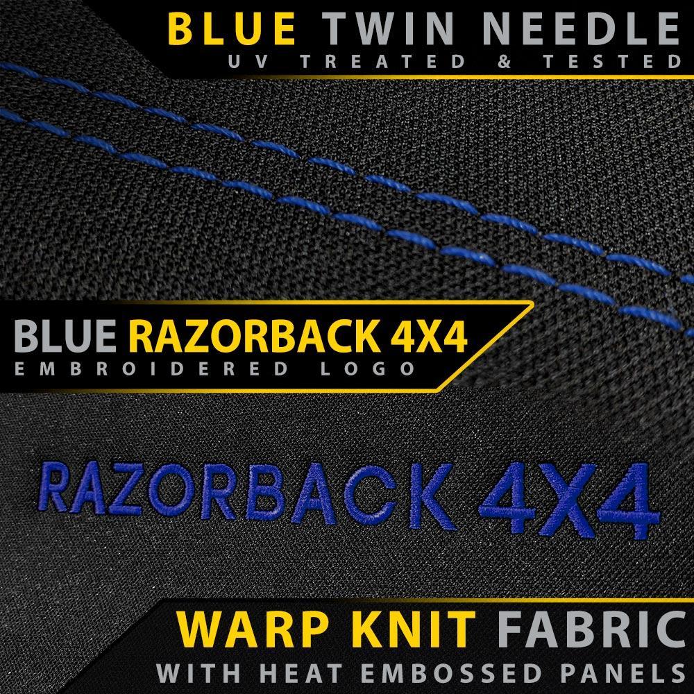 Razorback 4x4 - Toyota Landcruiser 76 Series - VDJ76R - GP6 Premium Neoprene Rear Row Seat Covers (Available) - Image 12