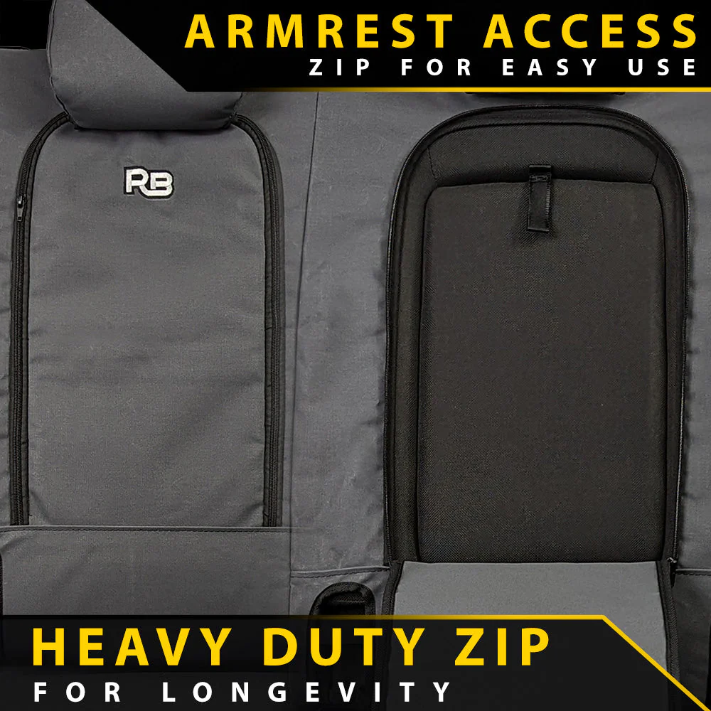 Razorback 4x4 - Toyota Prado 250 - GX - XP7 Heavy-Duty Canvas 2nd Row Seat Cover (Made to Order) - Image 4