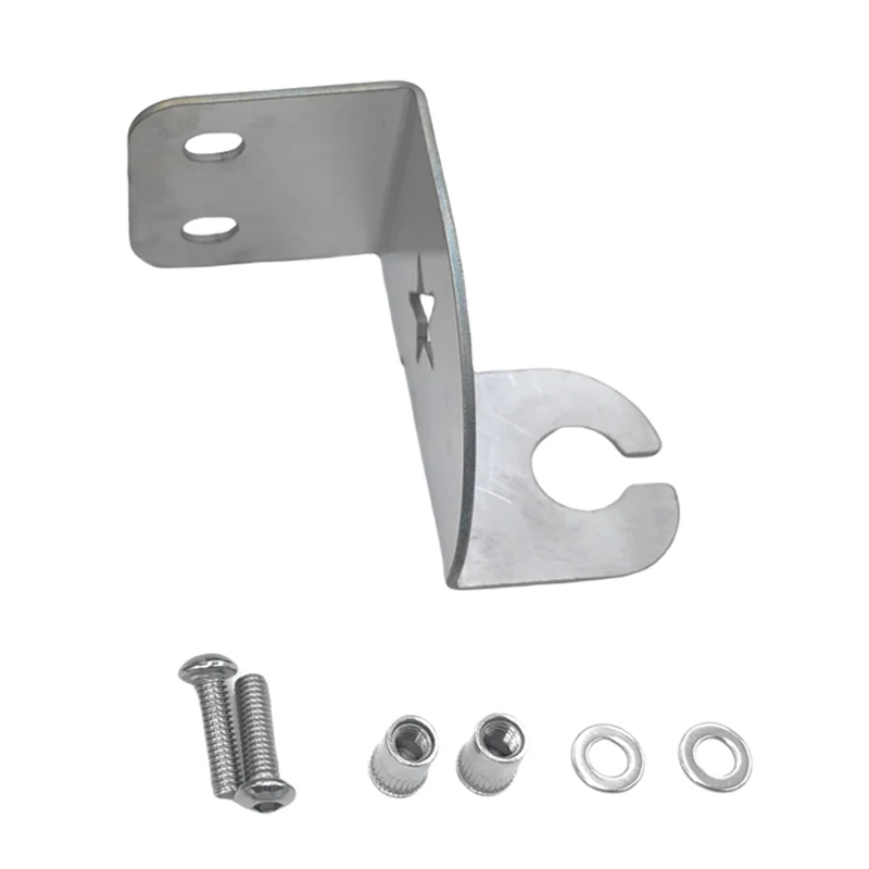 UHF Antenna Bracket (Rear Bonnet Hinge Mount, LH) - Suitable For Toyota LandCruiser 76 Series (2mm Stainless Steel) - Image 3