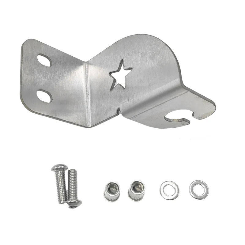 UHF Antenna Bracket (Rear Bonnet Hinge Mount, LH) - Suitable For Toyota LandCruiser 76 Series (2mm Stainless Steel) - Image 4