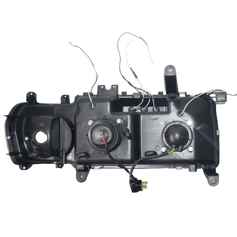 Smoke Angel Eye Pair Head Lights LED - Suitable for Landcruiser 80 Series Halo Projector AU - Image 4