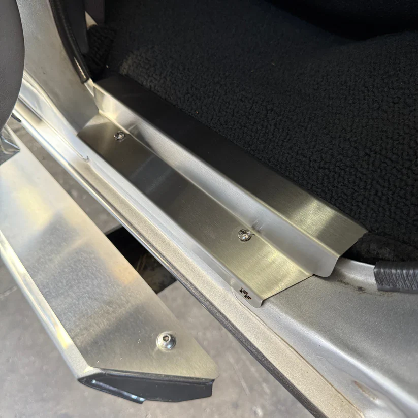 Stainless Steel Sill Trims - Suitable for use with 60 Series LandCruiser - Image 5