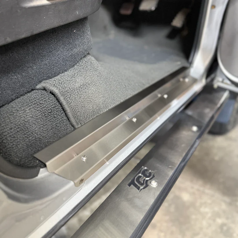 Stainless Steel Sill Trims - Suitable for use with 60 Series LandCruiser - Image 7
