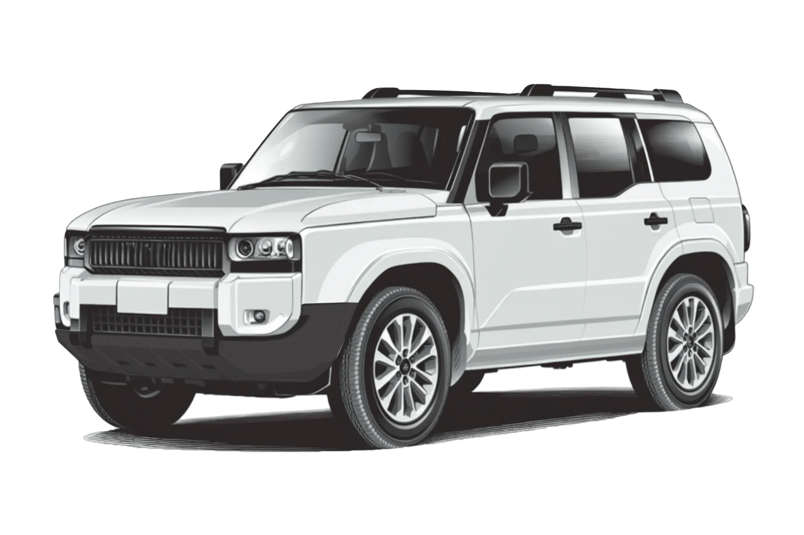 Suits Toyota LandCruiser Prado 250 Series | Lexus GX Car Window Shades (J250: 2023-Present) - Image 2