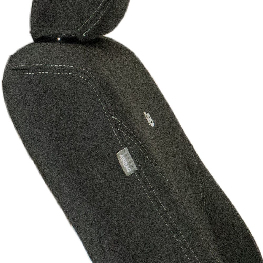 Razorback 4x4 - Toyota Hilux 8th Gen - SR5, Rugged X & Rogue with Leather Seats - GP4 Neoprene 2x Front Seat Covers (In Stock) - Image 3