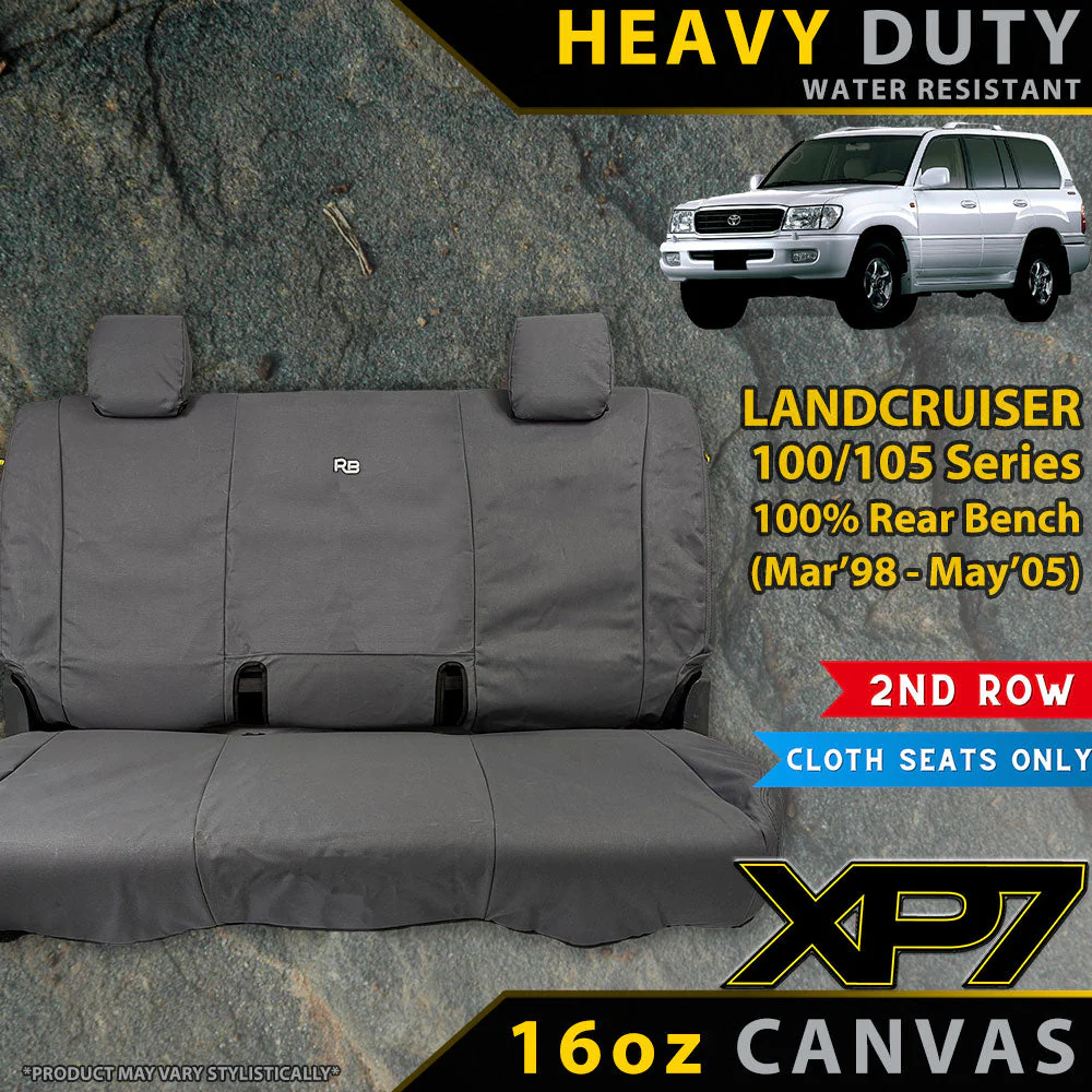 Razorback 4x4 - Toyota Landcruiser 100/105 Series - Standard - GP6 Premium Neoprene Rear Seat Covers - 100% Bench (Available)