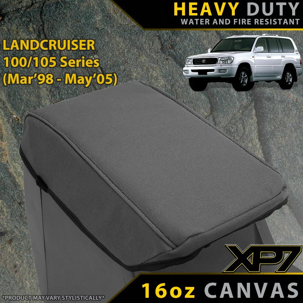 Razorback 4x4 - Toyota Landcruiser 100/105 Series - XP7 Heavy-Duty Canvas Console Lid Cover (Available)