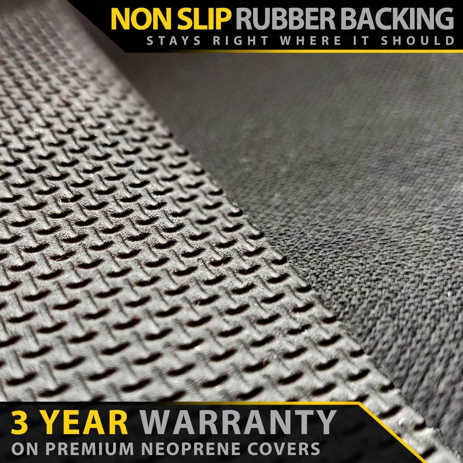 Razorback 4x4 - Toyota Landcruiser 100/105 Series - GXL & RV - GP6 Premium Neoprene 2x Front Seat Covers (Made to Order) - Image 4