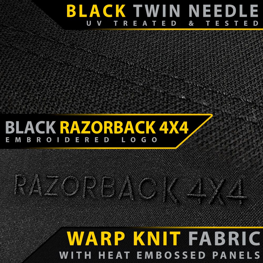 Razorback 4x4 - Toyota Landcruiser 200 Series - GX & GXL - GP6 Premium Neoprene 2nd Row Seat Covers (Available) - Image 17