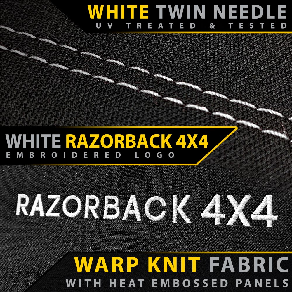 Razorback 4x4 - Toyota Landcruiser 200 Series - GXL - GP6 Premium Neoprene 3rd Row Seat Covers (Made to Order) - Image 23