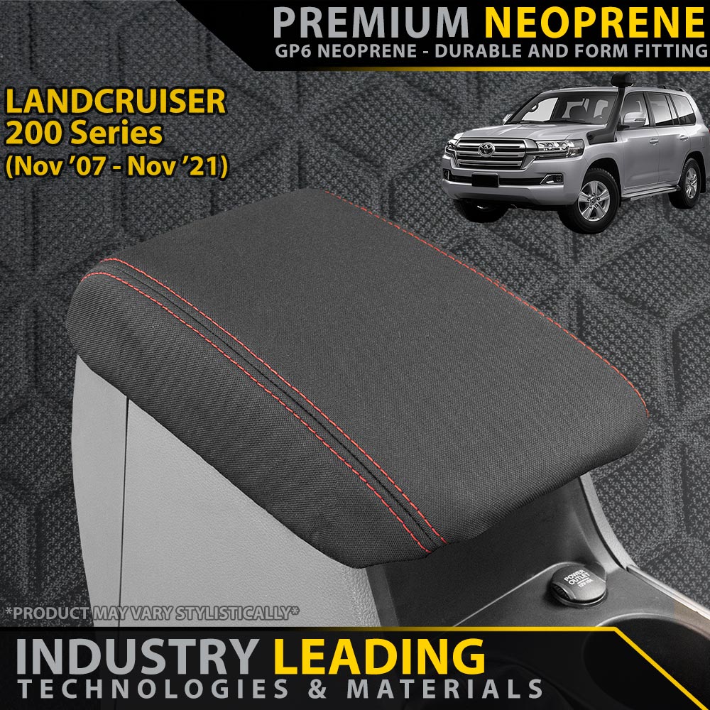 Razorback 4x4 - Toyota Landcruiser 200 Series - GP6 Premium Neoprene Console Lid Cover (Available)