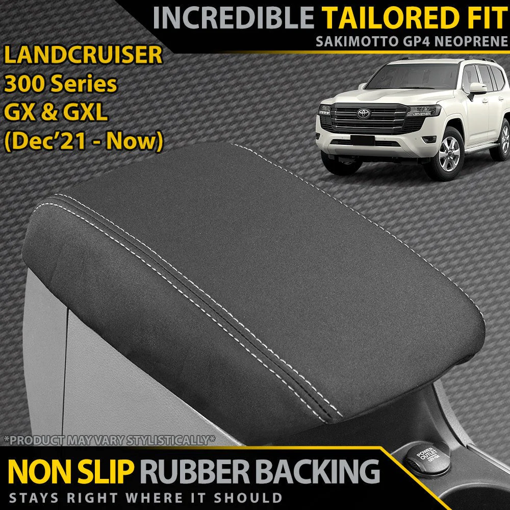Razorback 4x4 - Toyota Landcruiser 300 Series - GX & GXL - GP4 Neoprene Console Lid Cover (In Stock)