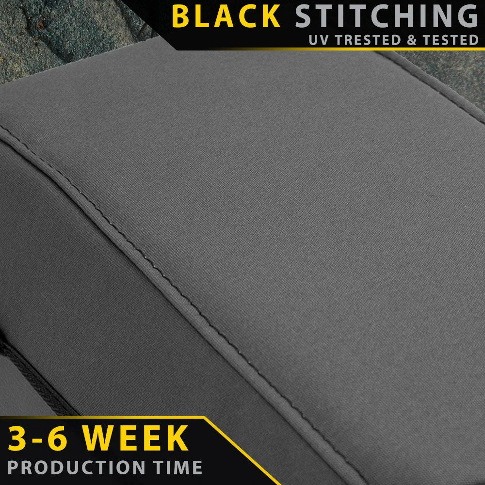 Razorback 4x4 - Toyota Landcruiser 300 Series - VX - XP7 Heavy-Duty Canvas Console Lid Cover (Made to Order) - Image 4