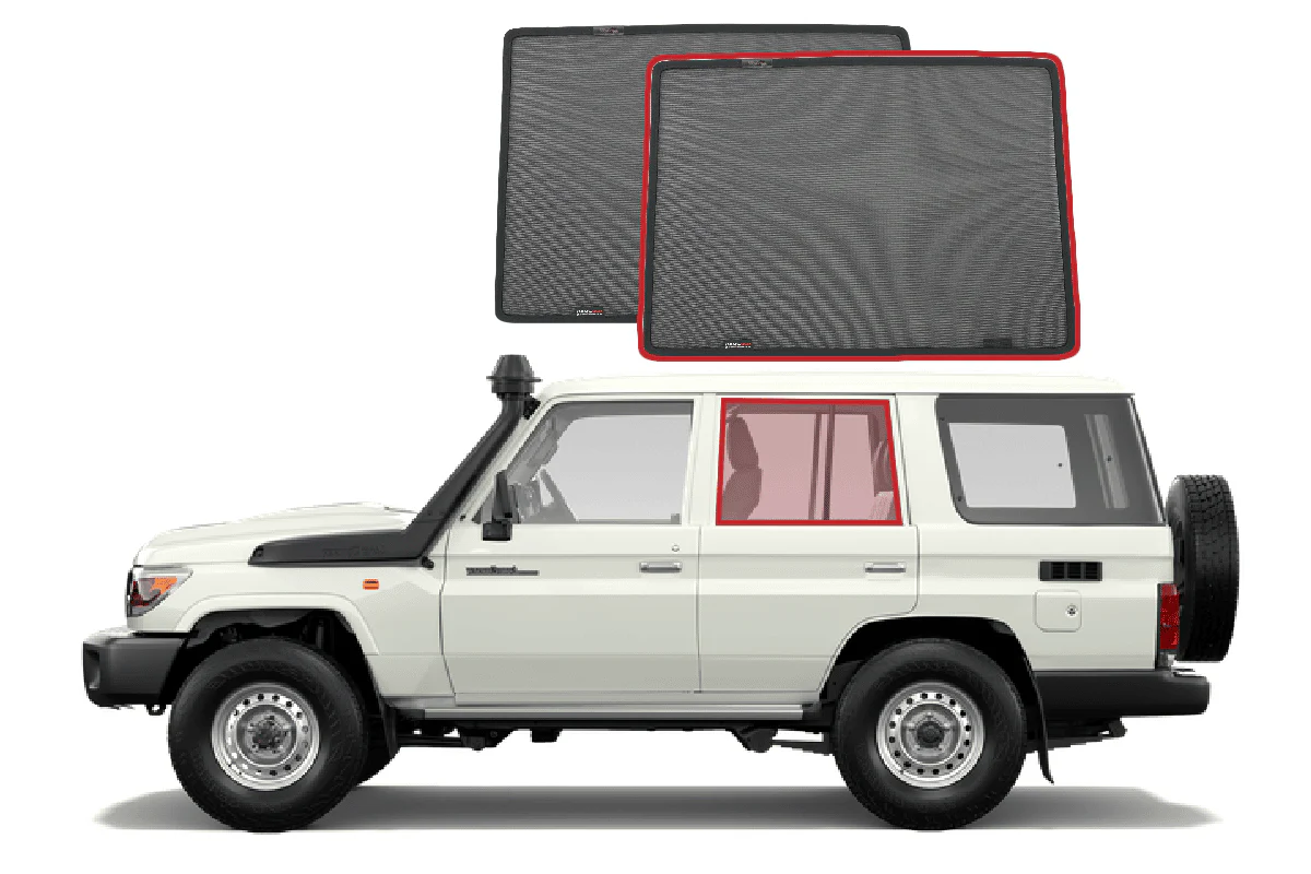 Suits Toyota LandCruiser 70 Series Double Cab Car Window Shades (79 Series; 1984-Present) - Image 8