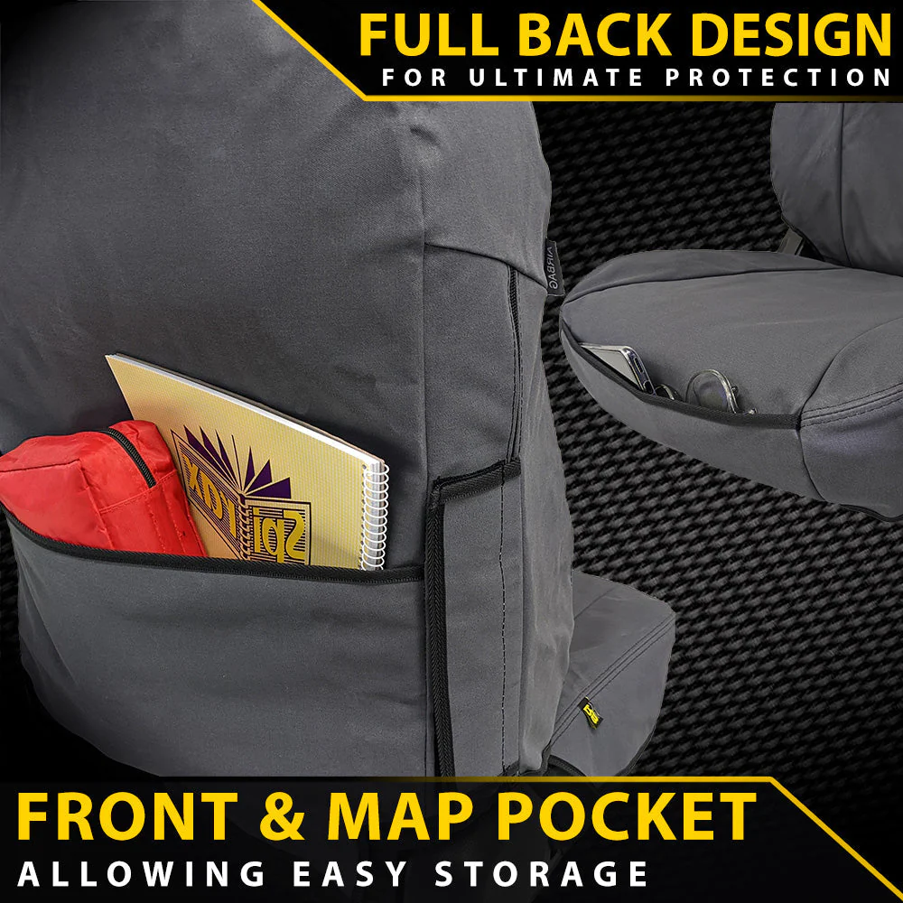 Razorback 4x4 - Toyota Landcruiser 79 Series - Single Cab (Oct 2016+) - XP7 Heavy-Duty Canvas 2x Front Seat Covers (Made to Order) - Image 5