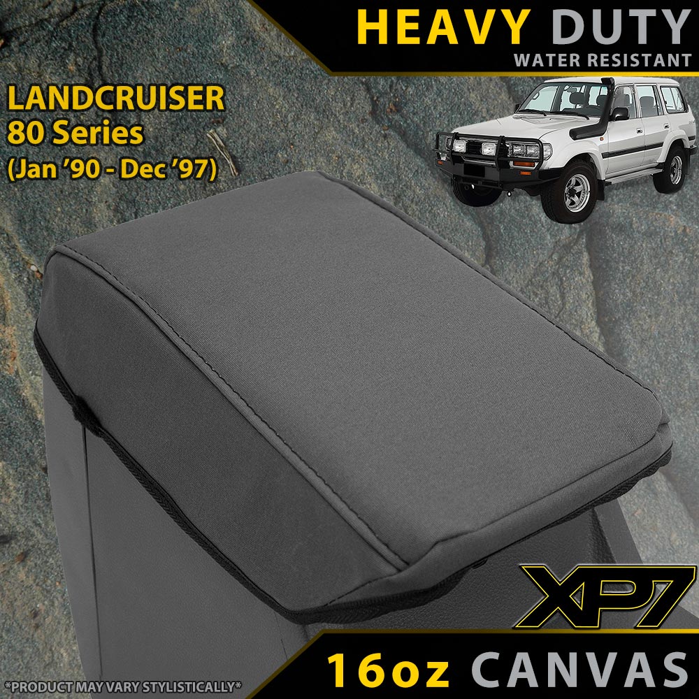 Razorback 4x4 - Toyota Landcruiser 80 Series - XP7 Heavy-Duty Canvas Console Lid Cover (Available)