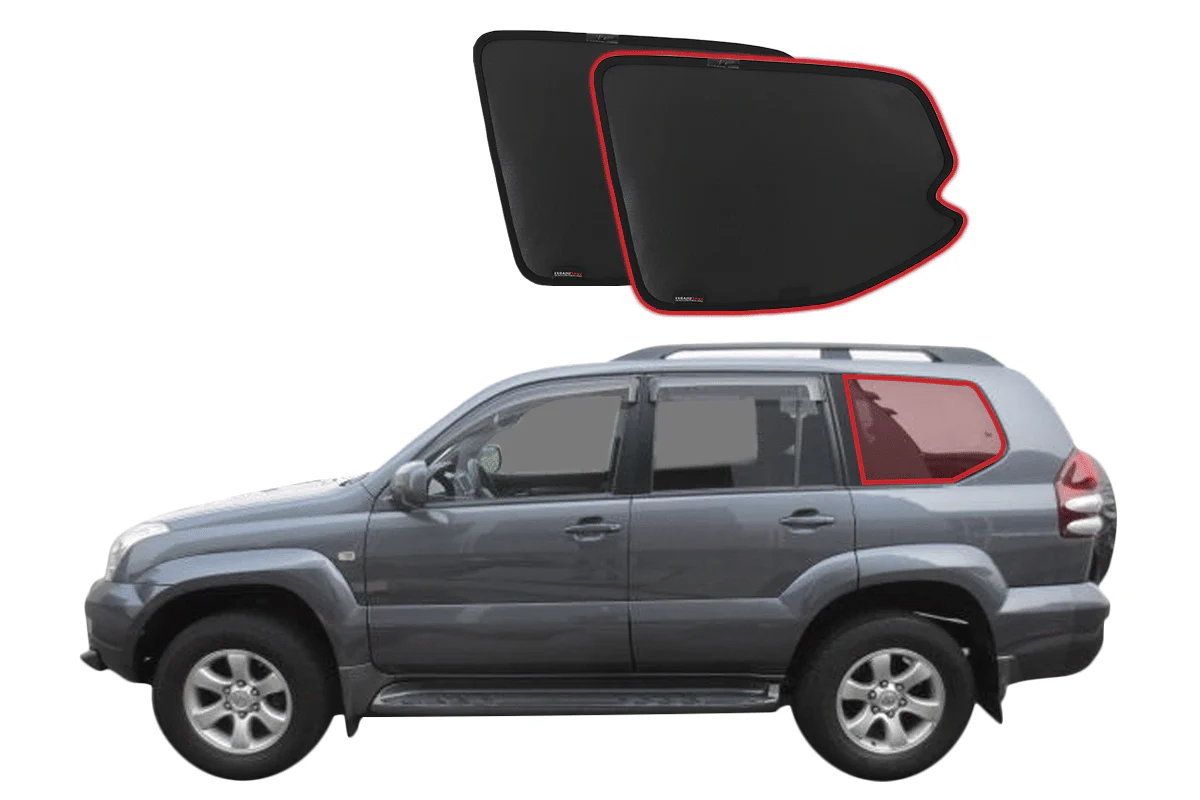 Suits Toyota LandCruiser Prado 120 Series | Lexus GX 470 Car Window Shades (J120; 2003-2009) - Image 7