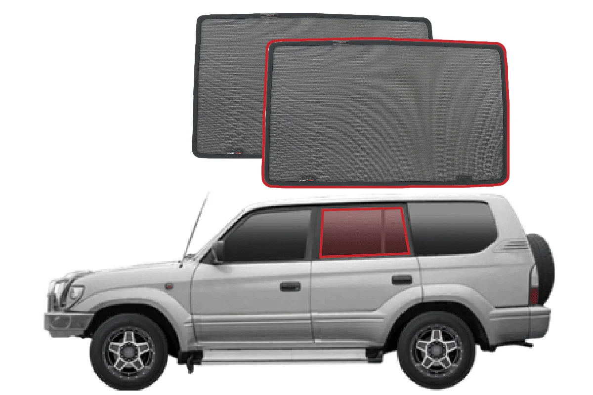 Suits Toyota LandCruiser Prado 90/95 Series Car Window Shades (J90, J95; 1996-2002) - Image 3