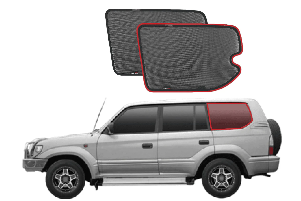 Suits Toyota LandCruiser Prado 90/95 Series Car Window Shades (J90, J95; 1996-2002) - Image 4