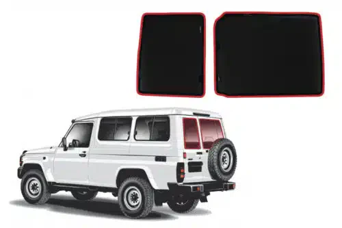 Suits Toyota LandCruiser Troop Carrier Car Window Shades (75/78 Series; 1984-Present) - Image 12