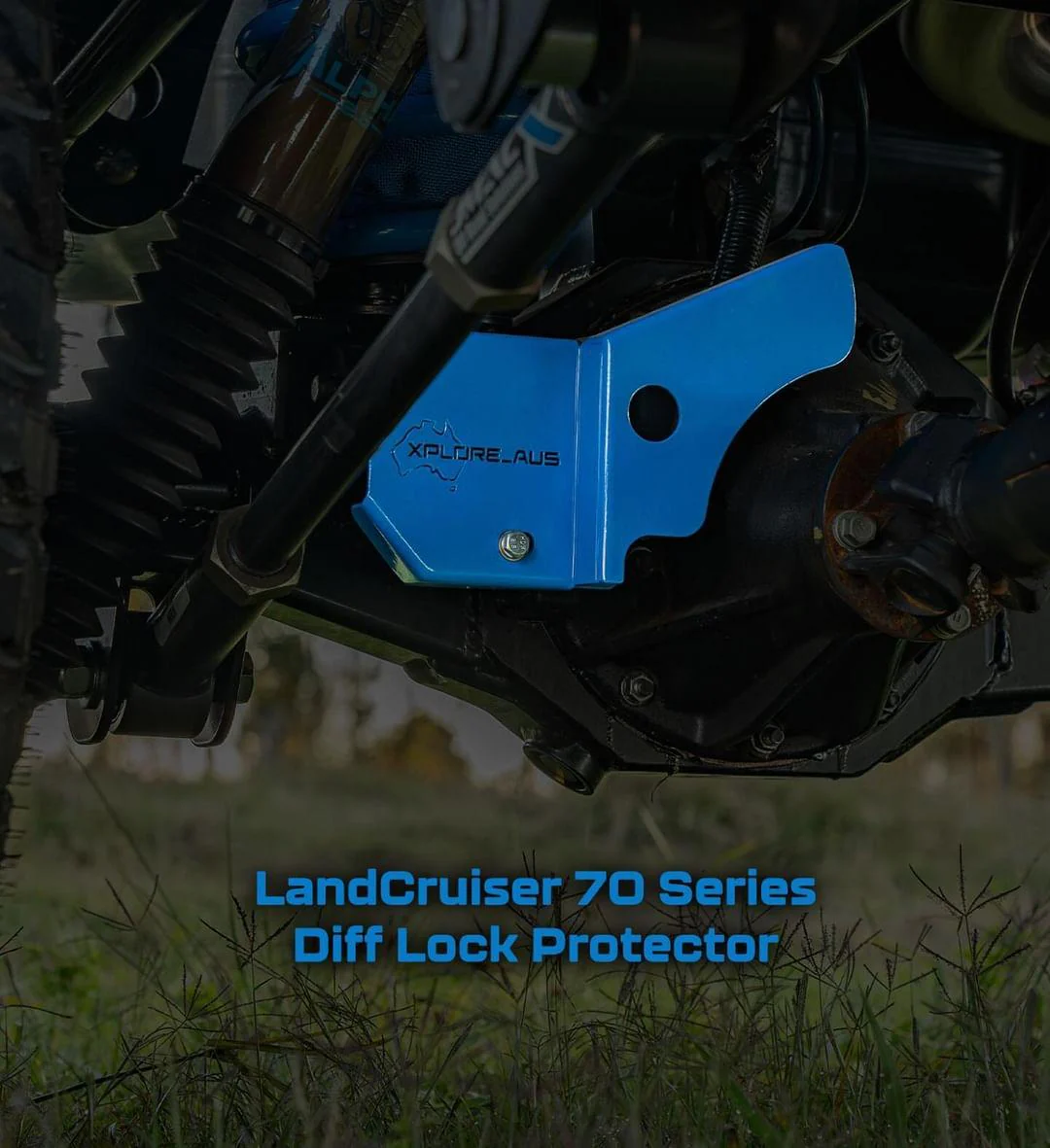 Xplore Aus Diff Lock Protector - to suit 70 series LandCruiser Stainless steel