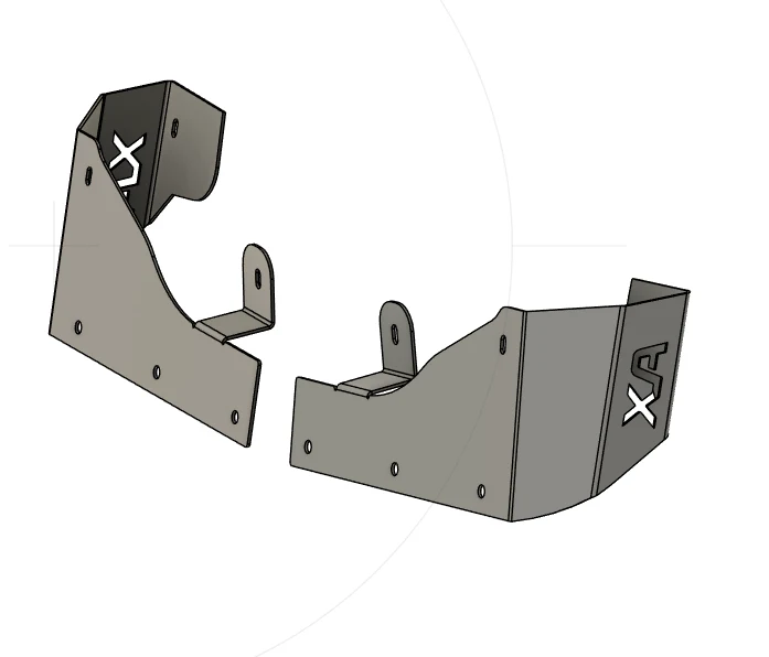 Xplore Aus Extended Front Mudflaps - to suit 70 series LandCruiser (2024-ON FACELIFT) - Image 3